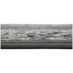Luxury grey area rug with plush texture and patterned design for modern living spaces