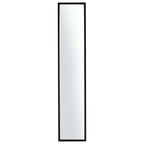 Tall black-framed full-length mirror for modern home decor