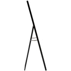 Black full-length floor mirror with sleek A-frame stand for modern home decor