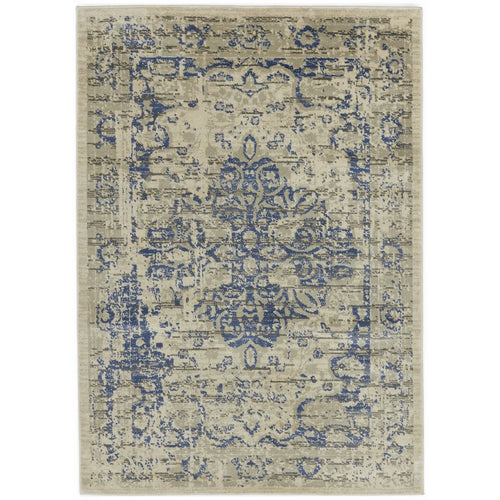 Alden Natural Blue Vintage Rug