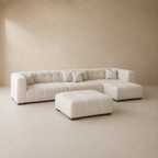 Novara Channel-Tufted Cinema Corner Sofa
