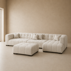 Novara Channel-Tufted Cinema Corner Sofa