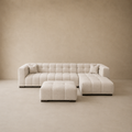 Novara Channel-Tufted Cinema Corner Sofa