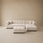 Novara Channel-Tufted Cinema Corner Sofa