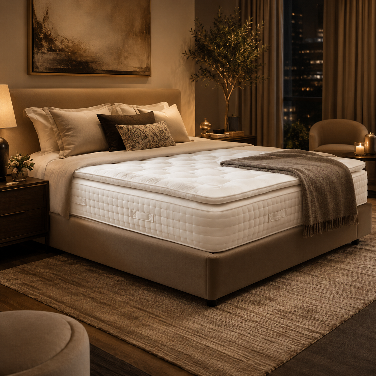 Silk Cotton Pillow Top Mattress