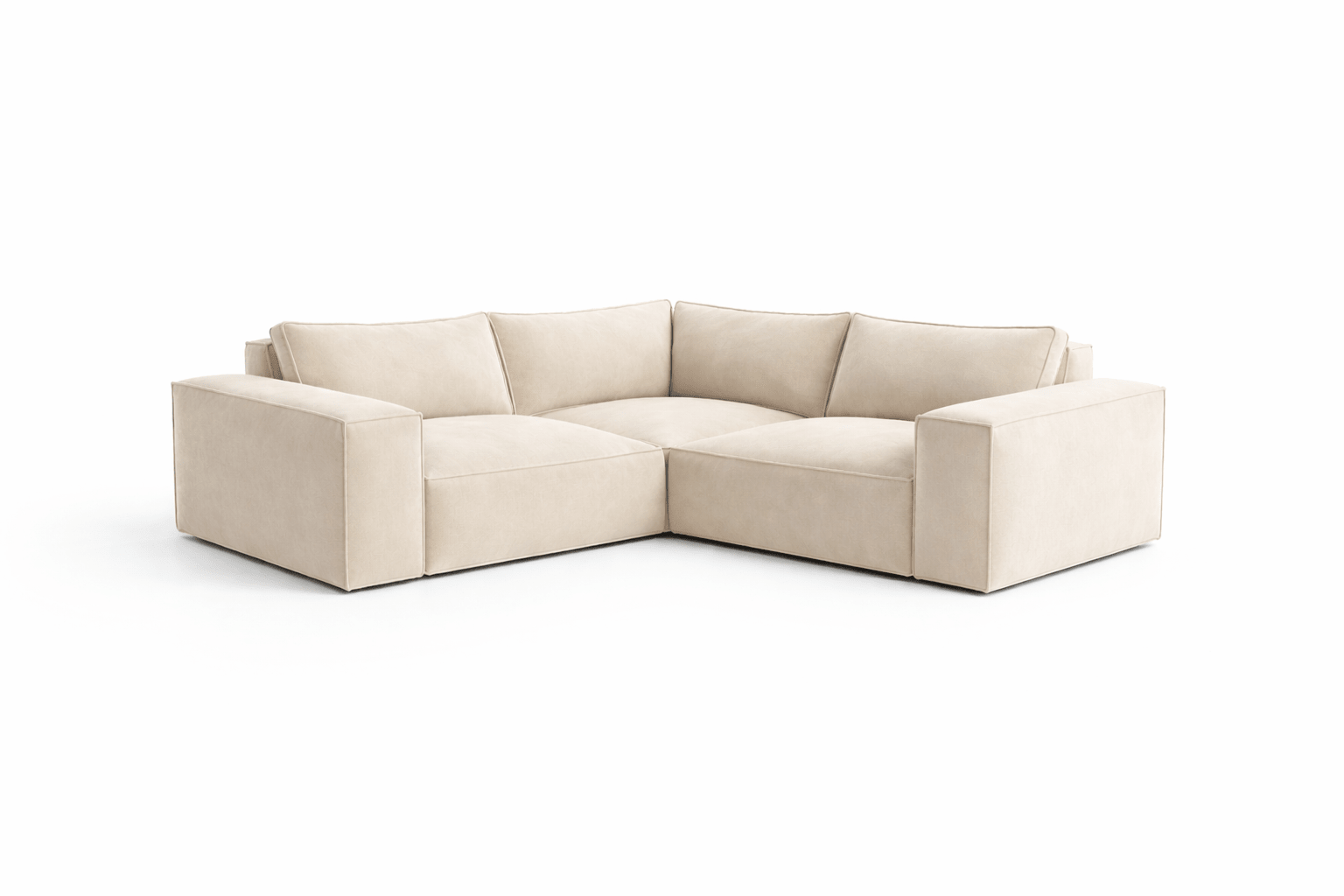 Maison Modular Small Double Corner Sofa - Latte by CK Living
