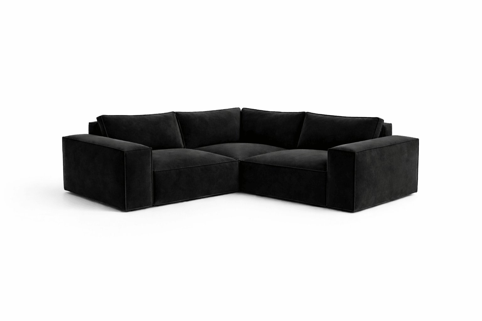 Maison Modular Small Double Corner Sofa - Ebony by CK Living