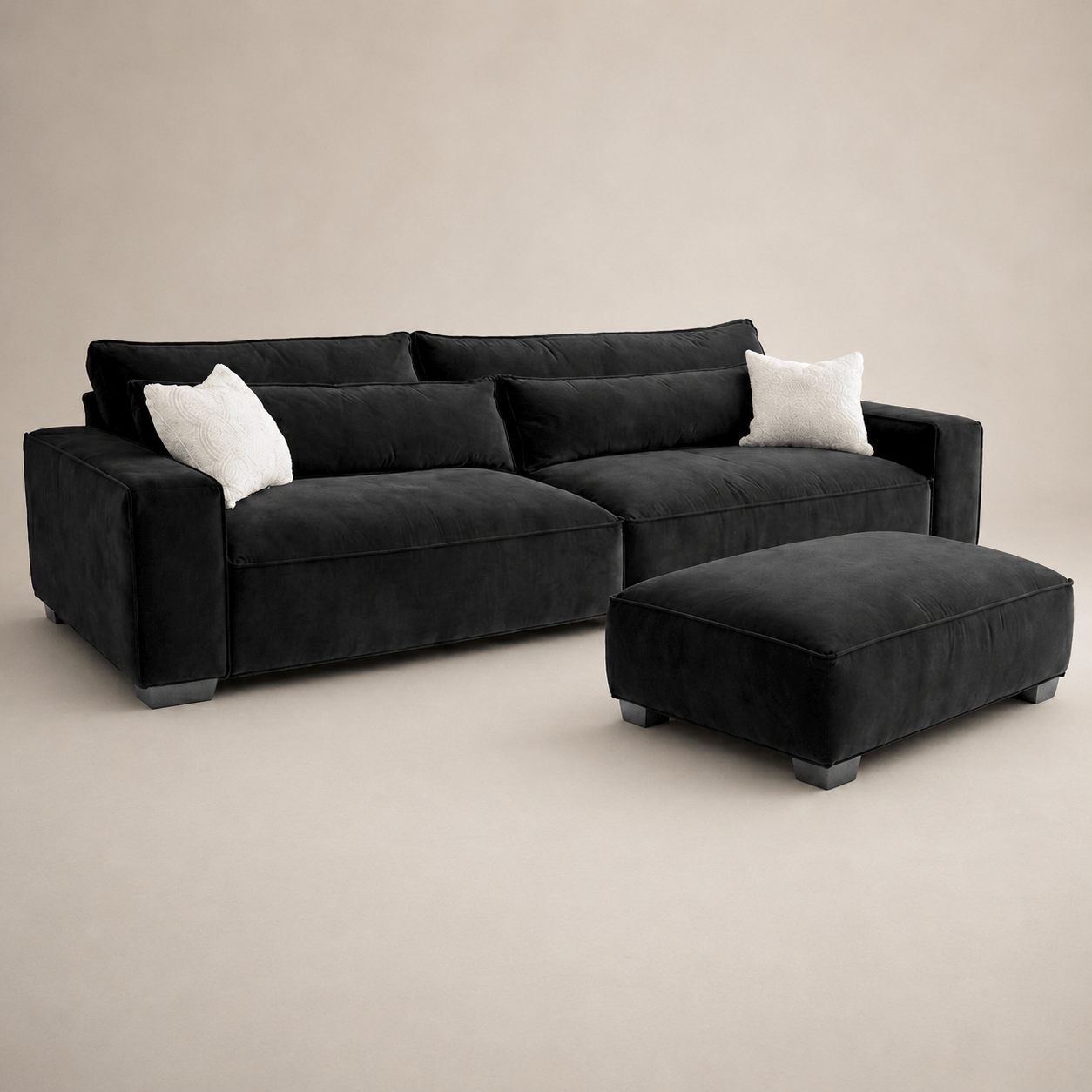 Dalton 4 Seater & Footstool Bundle