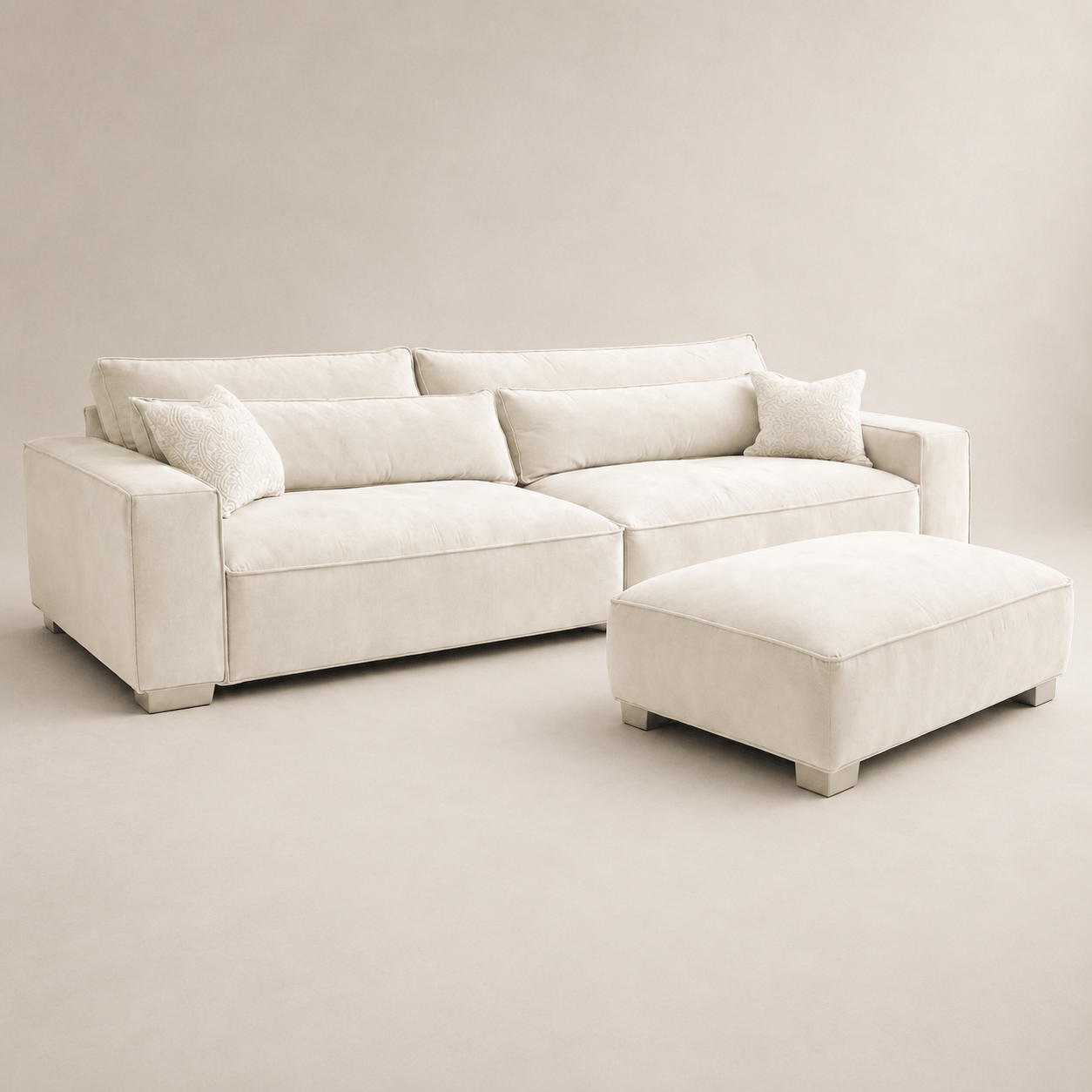 Dalton 4 Seater & Footstool Bundle