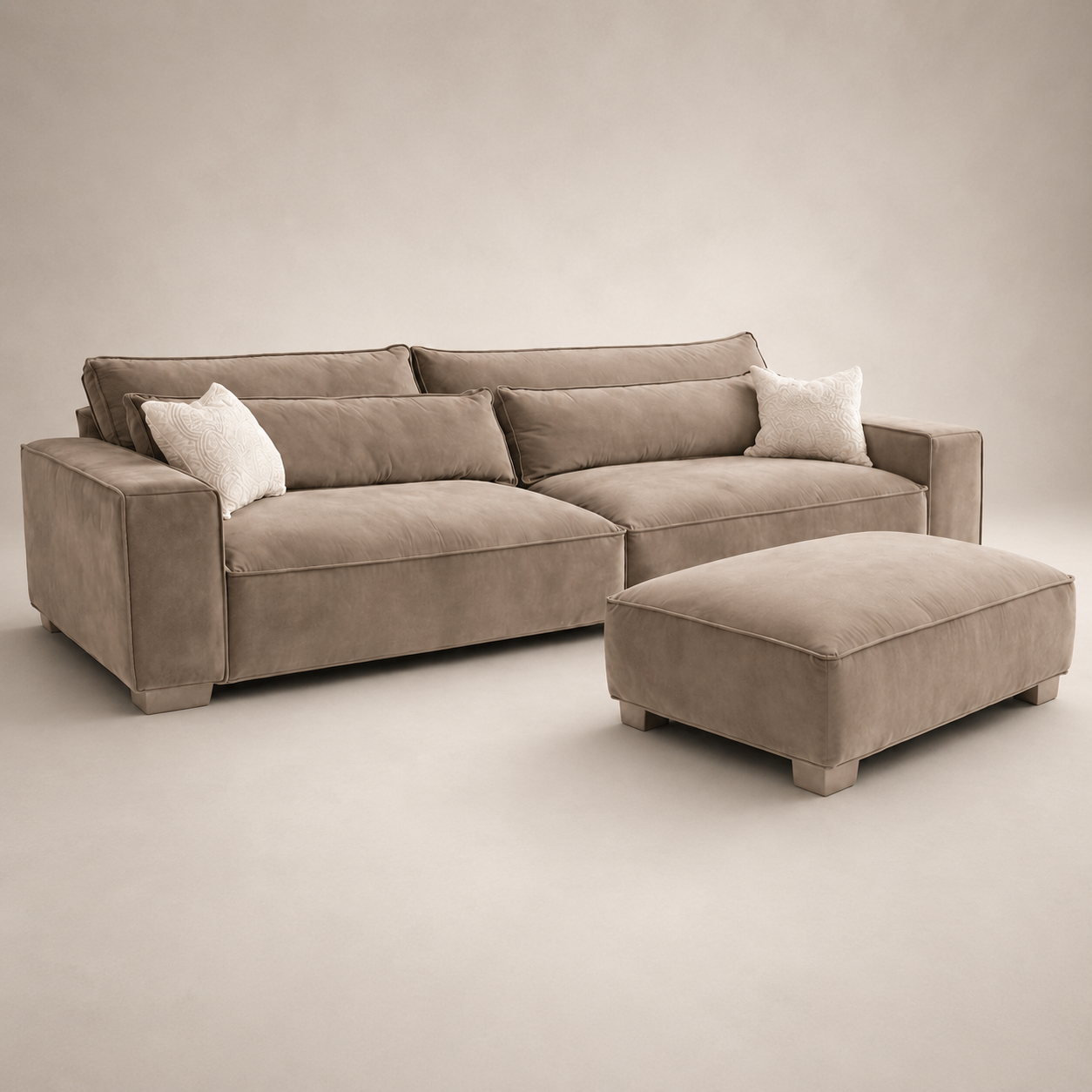 Dalton 4 Seater & Footstool Bundle