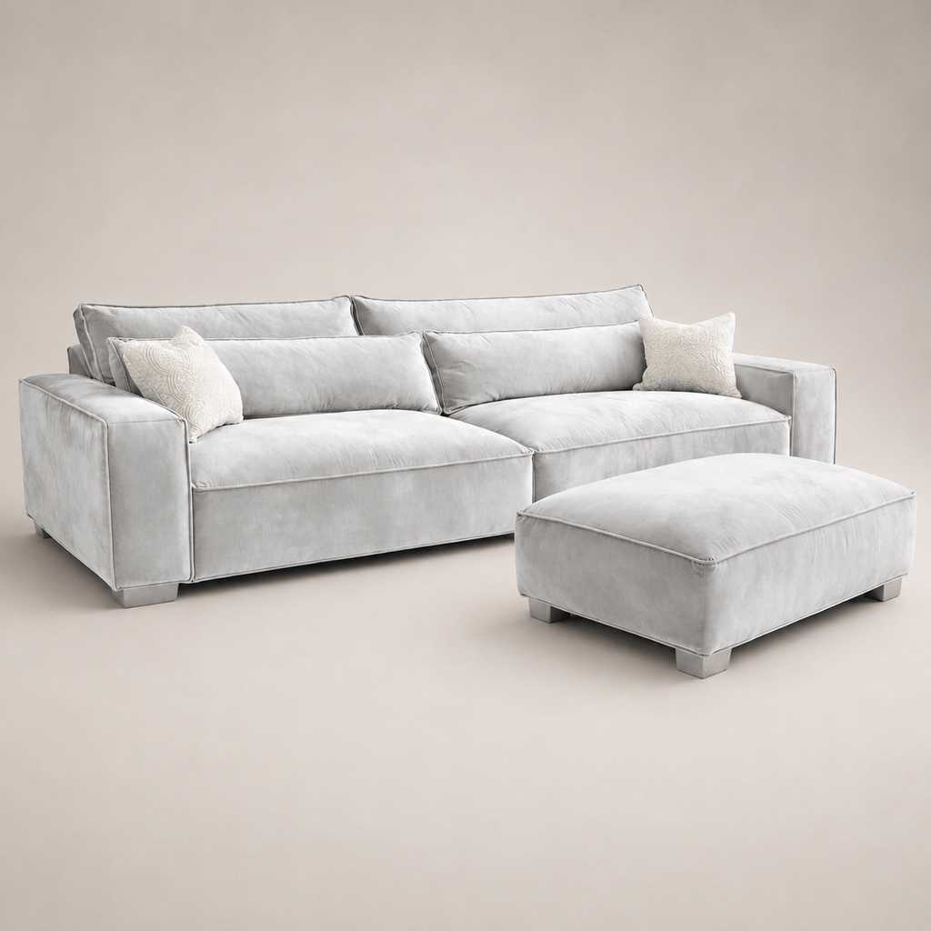 Dalton 3 Seater & Footstool Bundle