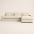 Luxe Corner Sofa - Fibre-Topped Sink-In Seats