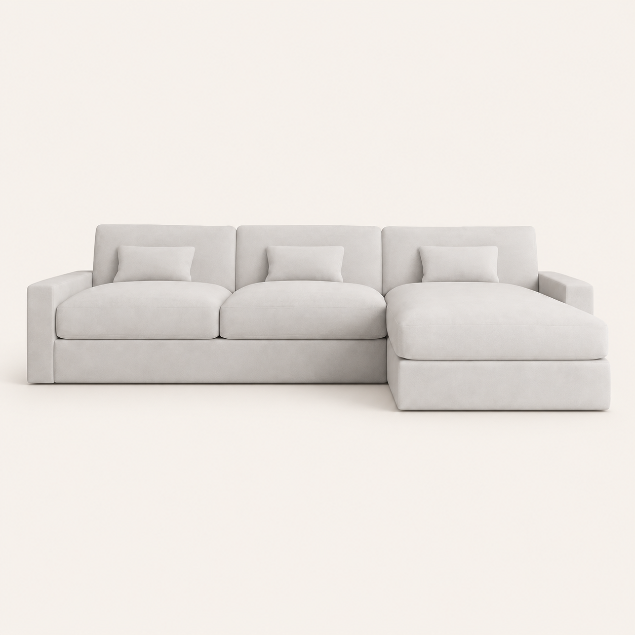 Luxe Corner Sofa - Fibre-Topped Sink-In Seats