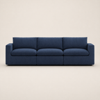 Lux Extended Modular Feather-Filled Sofa