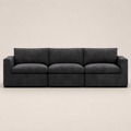 Lux Extended Modular Feather-Filled Sofa