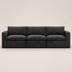 Lux Extended Modular Feather-Filled Sofa
