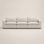 Lux Extended Modular Feather-Filled Sofa