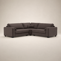Verdi XL Double Corner Sofa - Double Espresso