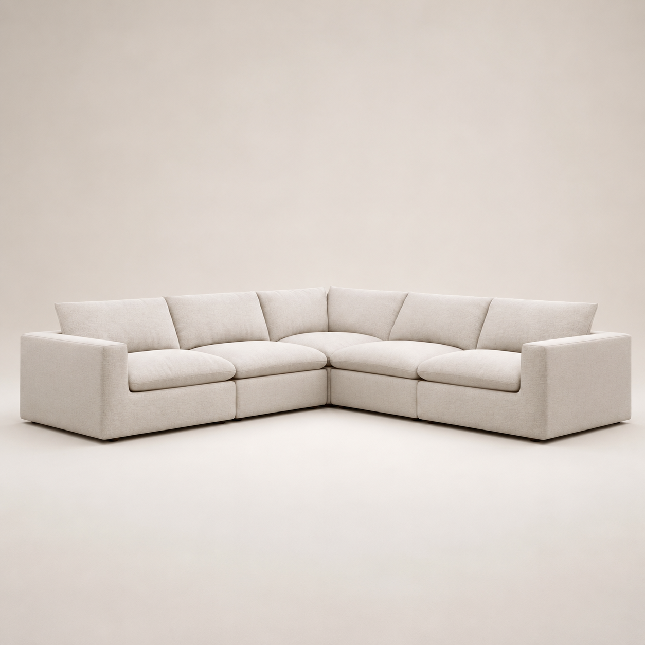 Lux 5-Seater Modular Feather-Filled Corner Sofa