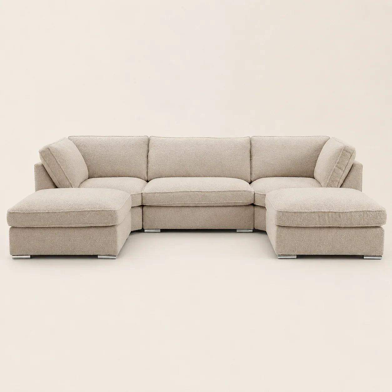 Maxim Boucle U Shape Sofa