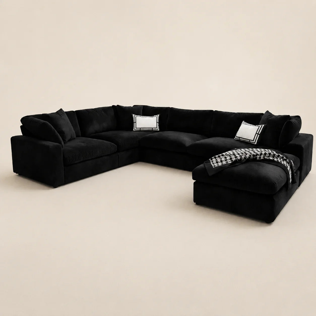 Kensington Large U-Shape Sofa & Footstool Bundle