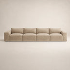 Luxury beige modular sofa with plush cushions, ideal for modern living rooms