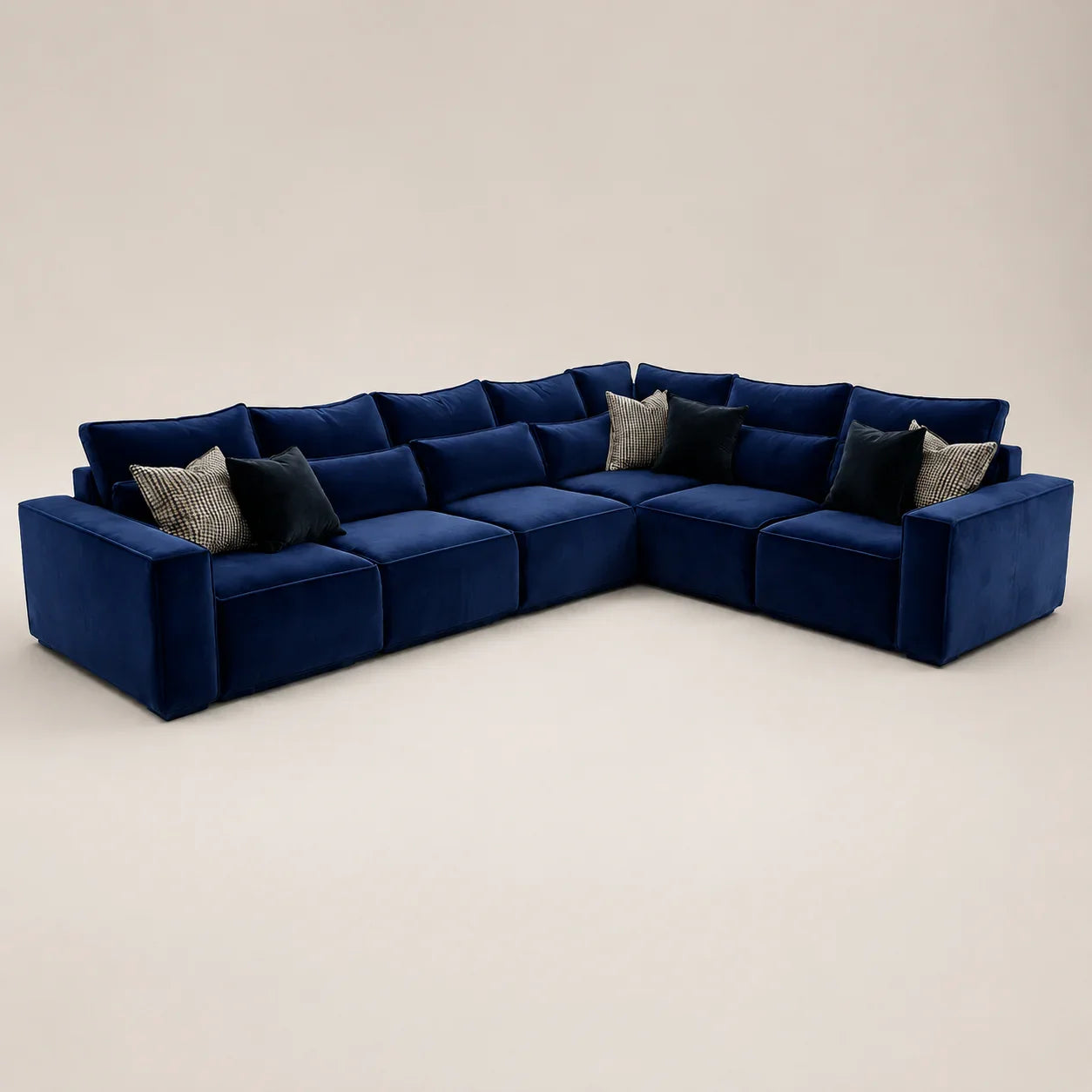 Maison 6 Piece XL Modular Corner Sofa - Closed End