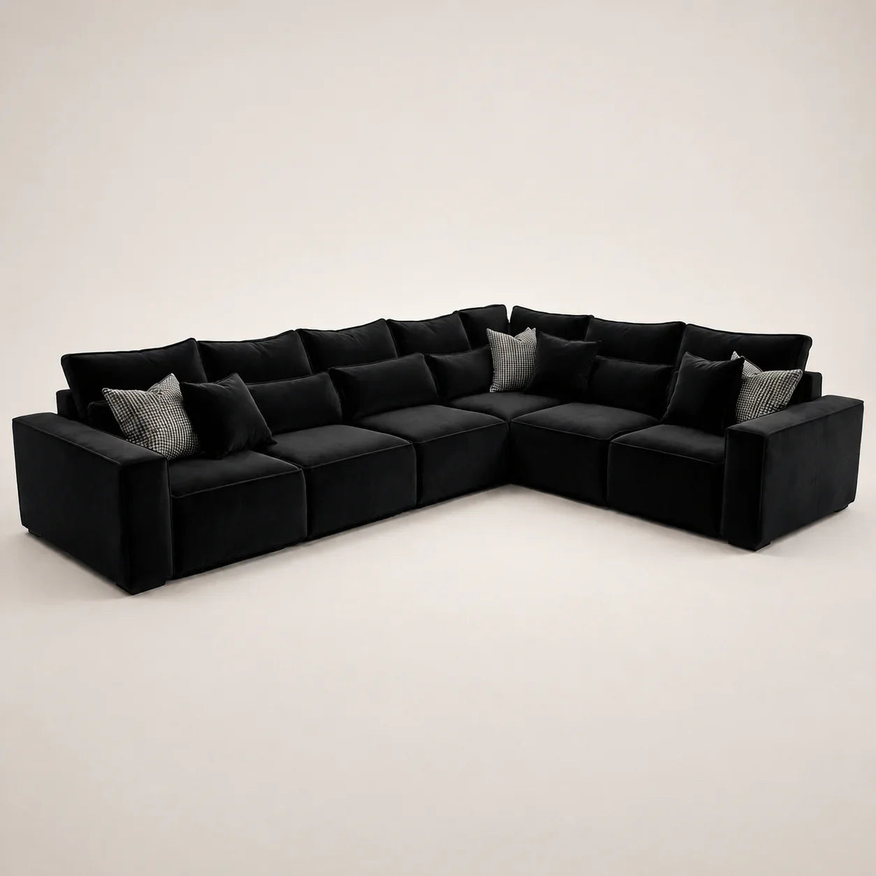 Maison 6 Piece XL Modular Corner Sofa - Closed End