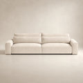 Modern beige luxury sofa with modular design, perfect for contemporary living rooms