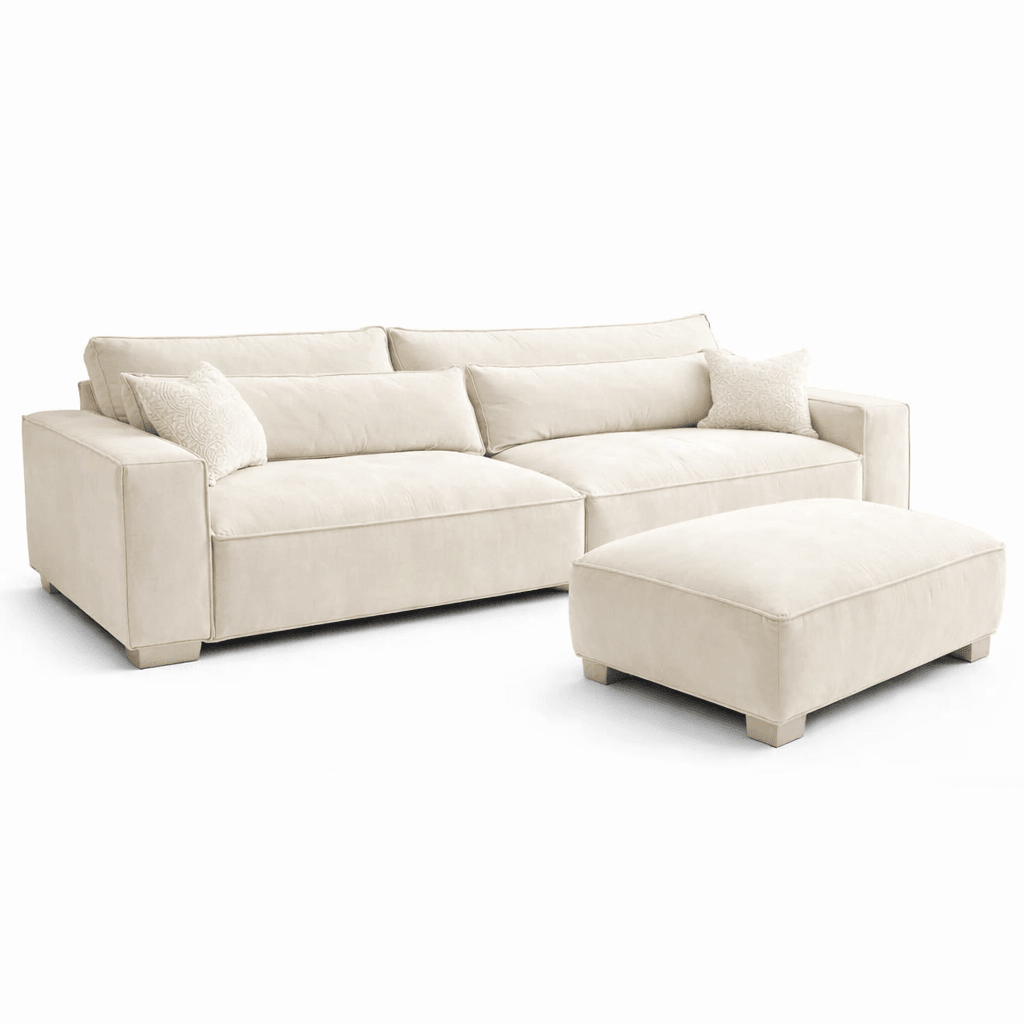 Dalton 4 Seater & Footstool Bundle