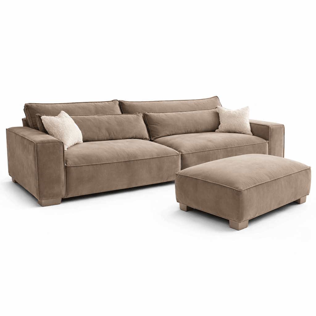 Dalton 4 Seater & Footstool Bundle