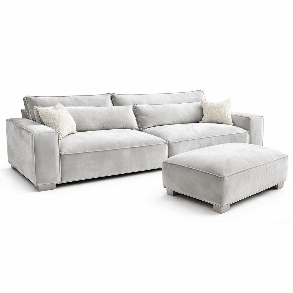 Dalton 4 Seater & Footstool Bundle