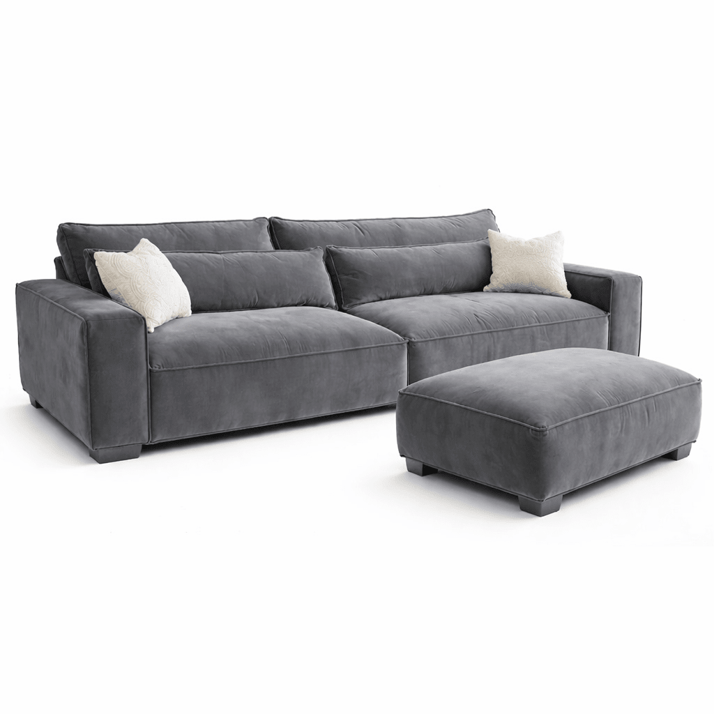 Dalton 4 Seater & Footstool Bundle