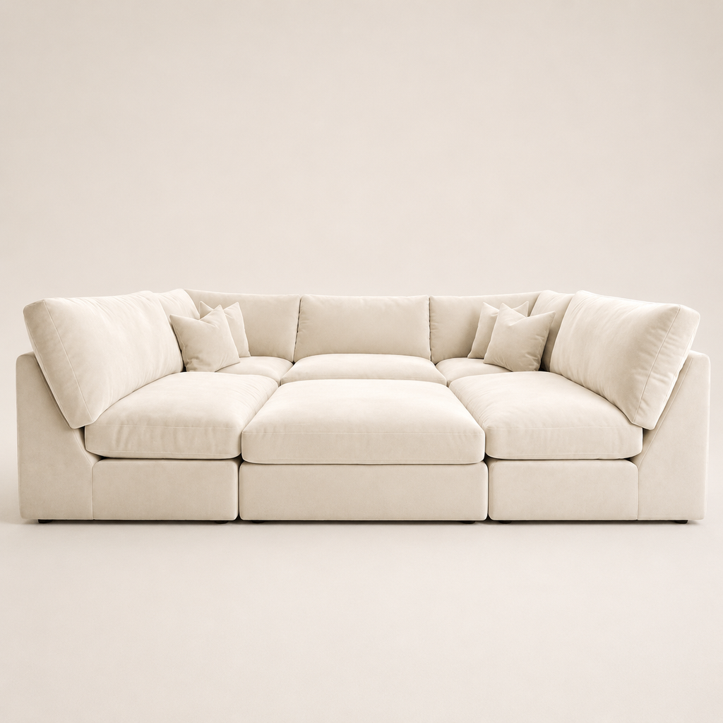 Orion U Shape Feather Filled Cinema Sofa