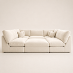 Orion U Shape Feather Filled Cinema Sofa