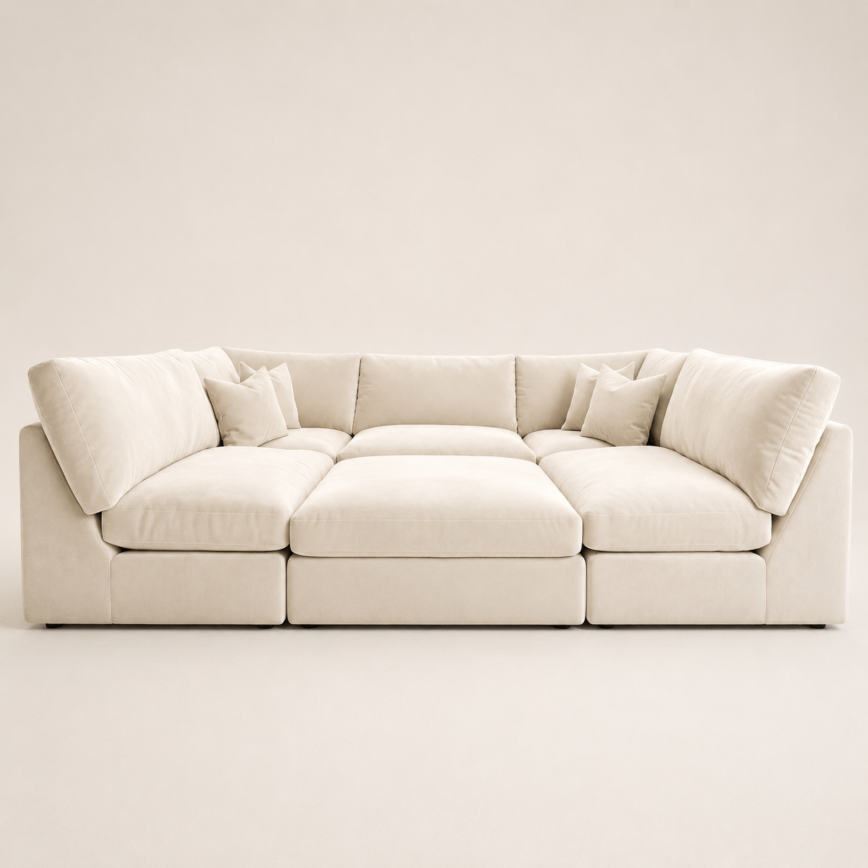 Orion U Shape Feather Filled Cinema Sofa