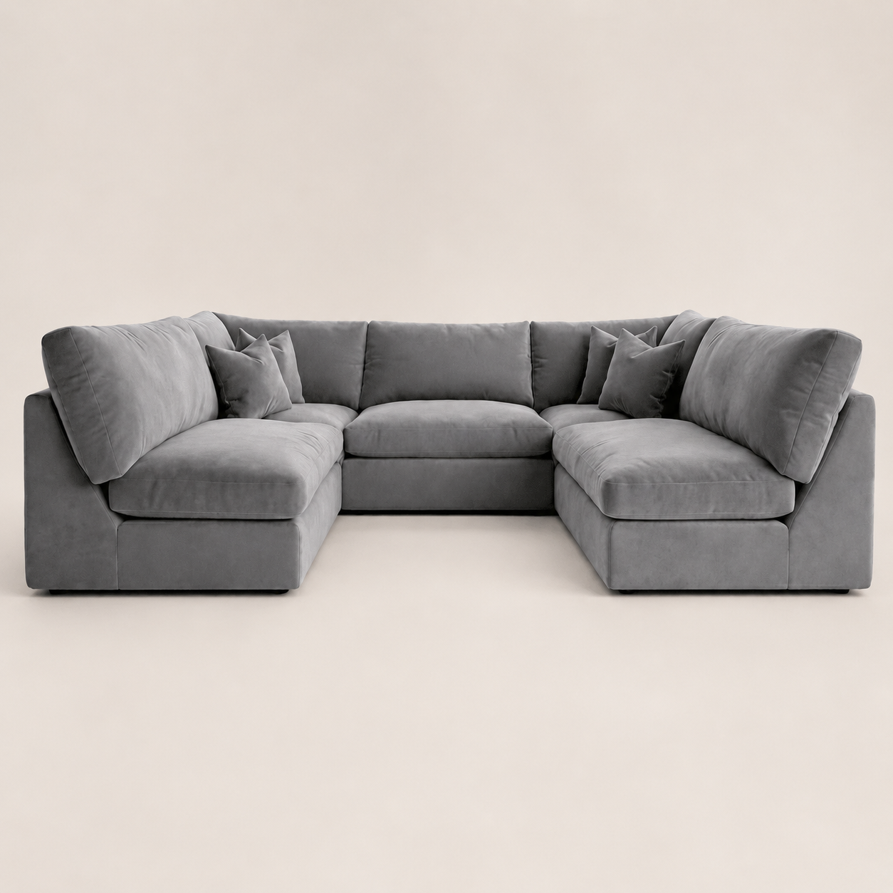 Orion U Shape Feather Filled Cinema Sofa