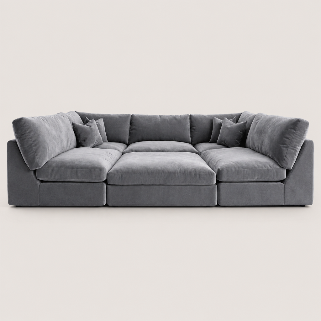 Orion U Shape Feather Filled Cinema Sofa