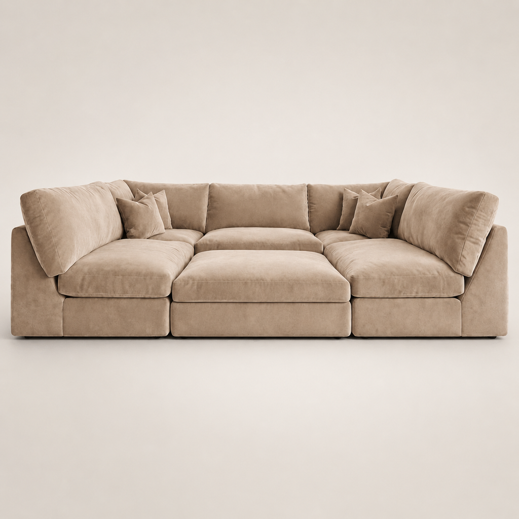 Orion U Shape Feather Filled Cinema Sofa