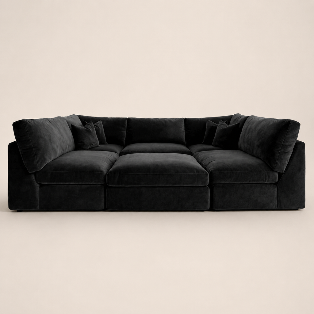 Orion U Shape Feather Filled Cinema Sofa