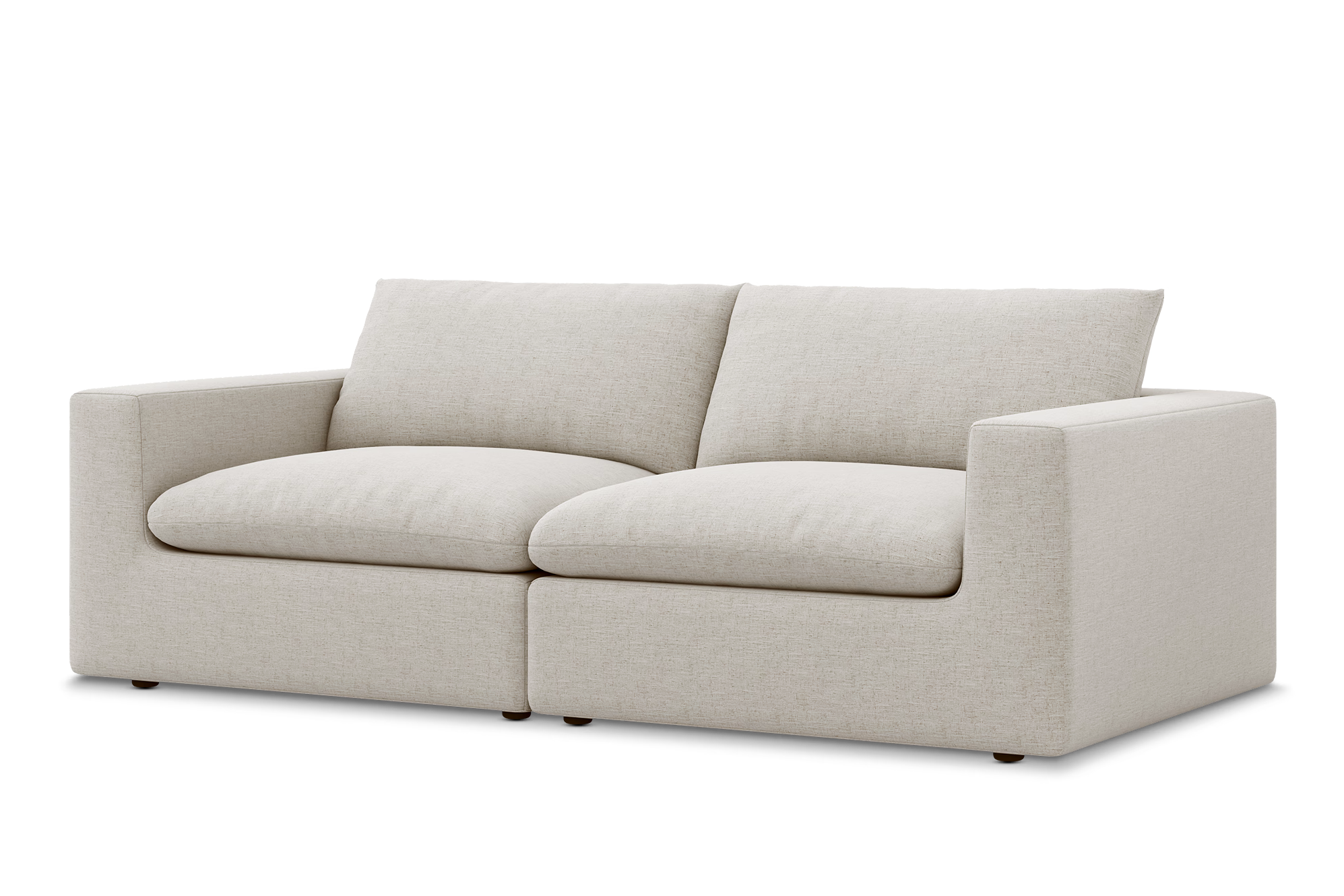 Lux 3 Seater & Footstool Bundle – Feather Filled