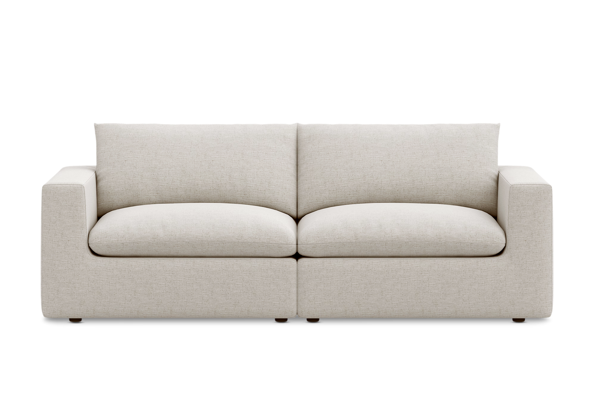 Lux 3 Seater & Footstool Bundle – Feather Filled