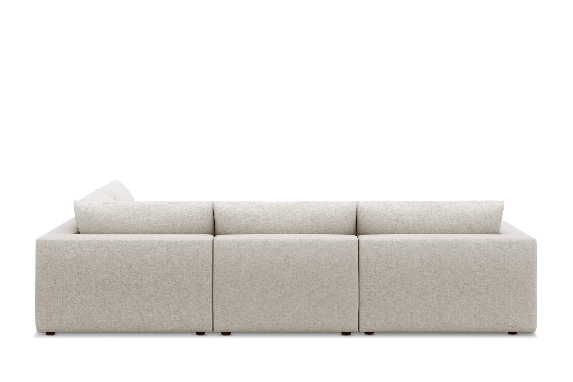 Lux Feather Filled Open Corner Sofa