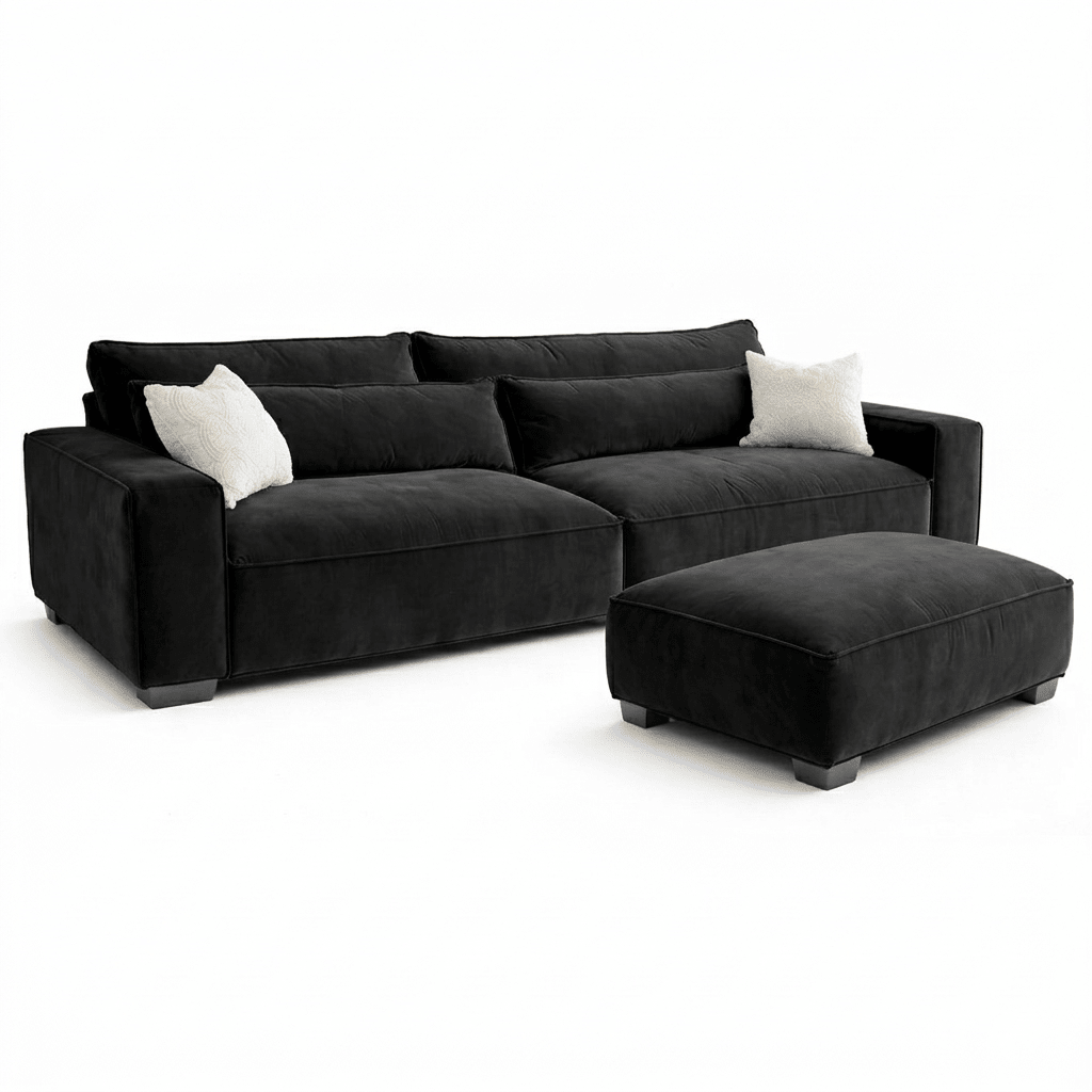 Dalton 4 Seater & Footstool Bundle