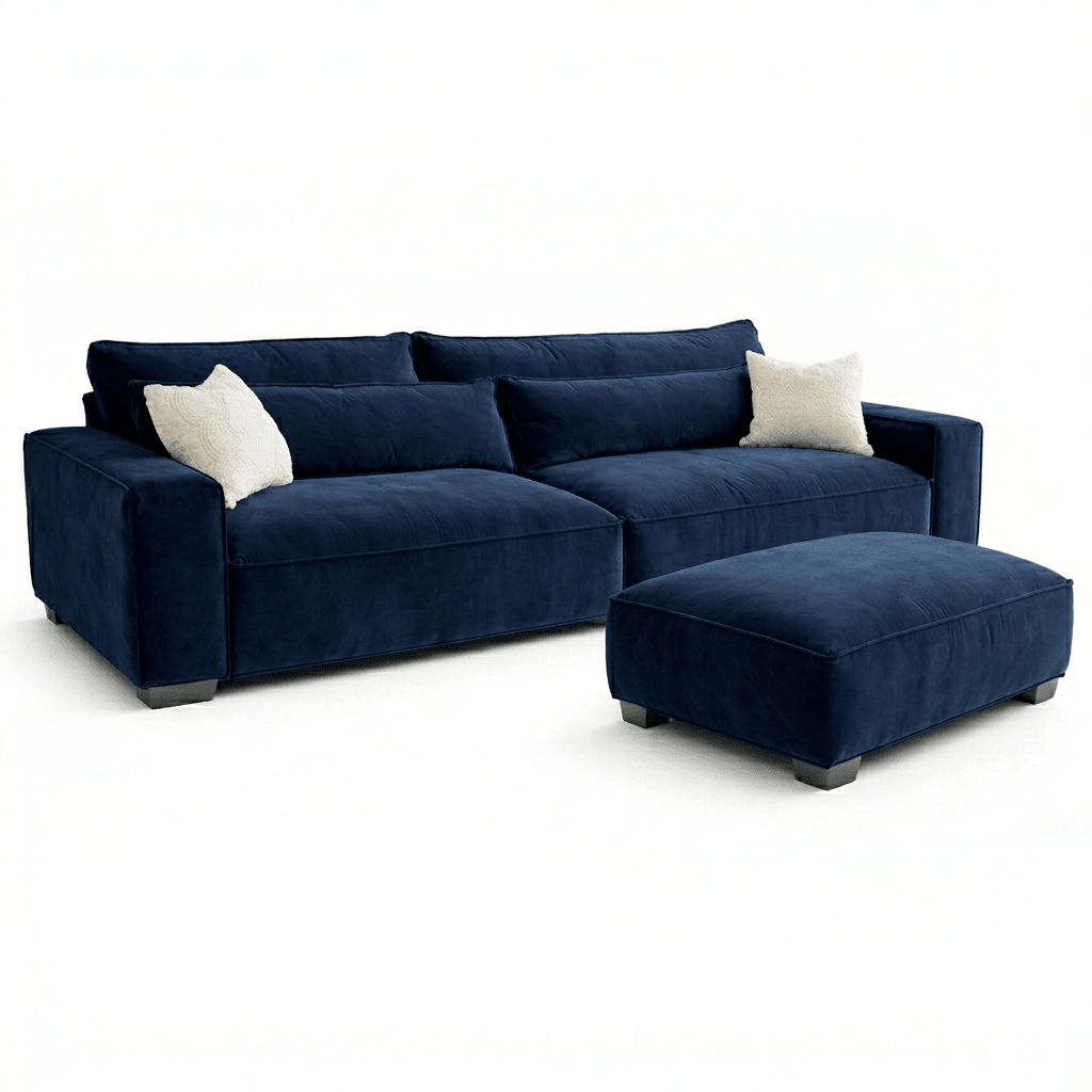 Dalton 4 Seater & Footstool Bundle