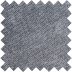Close-up of grey textured upholstery fabric swatch for sofa or bed