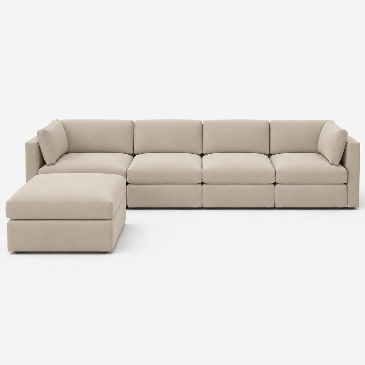 Bellano 4 Seater Sofa + Storage Ottoman