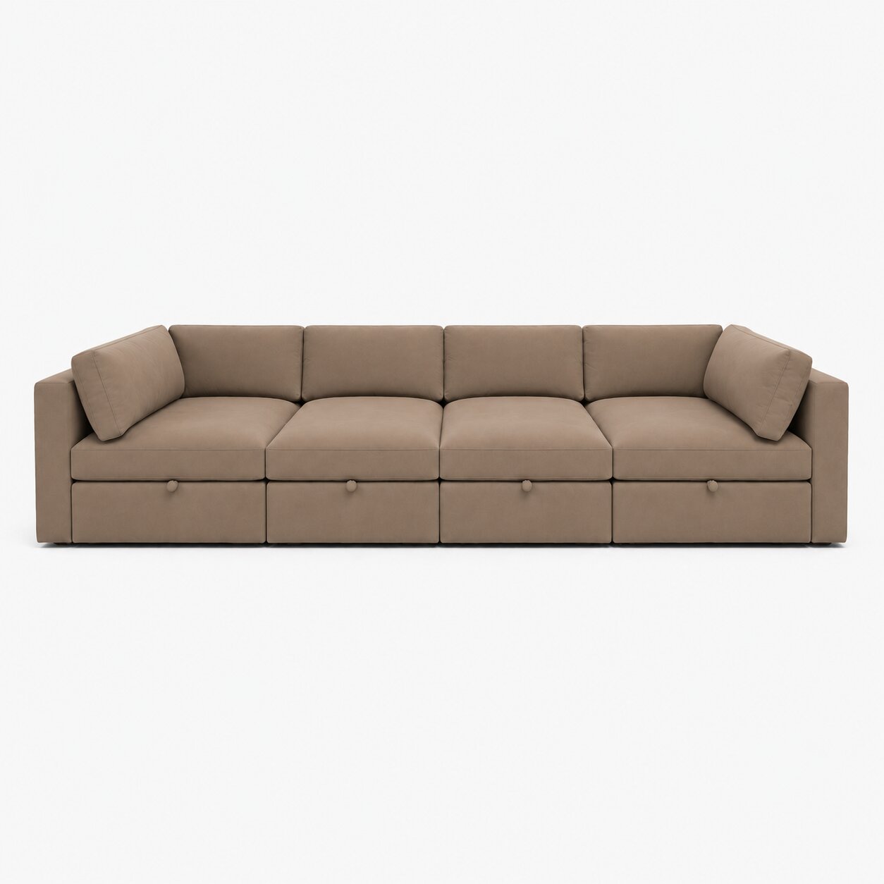 Bellano Grand Pit Sofa + Storage Ottoman