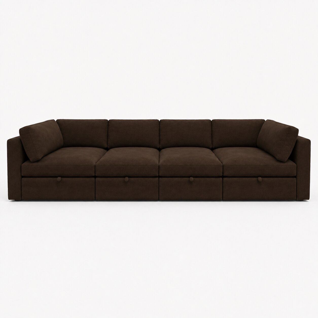 Bellano Grand Pit Sofa + Storage Ottoman