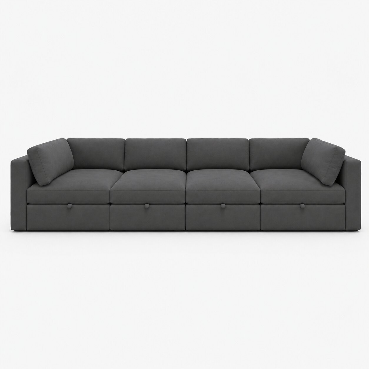 Bellano Grand Pit Sofa + Storage Ottoman